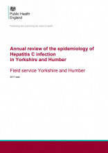 Annual review of the epidemiology of Hepatitis C infection in Yorkshire and Humber: Field service Yorkshire and Humber